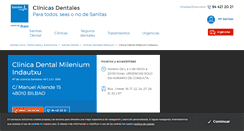 Desktop Screenshot of clinicadental-bilbao.sanitas.es